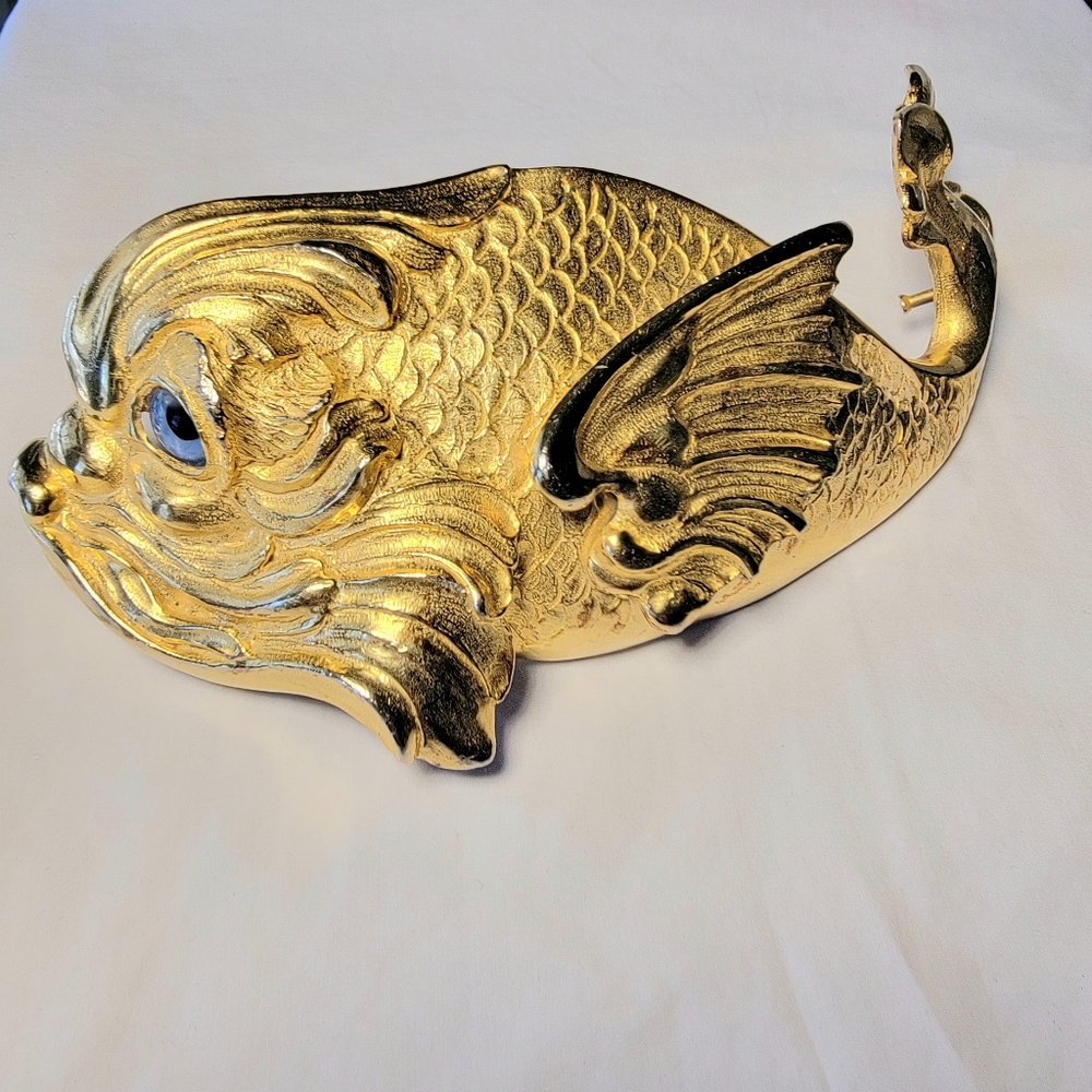 Christopher Ross Fish Belt Buckle Vintage 1987 Rare and Collectable